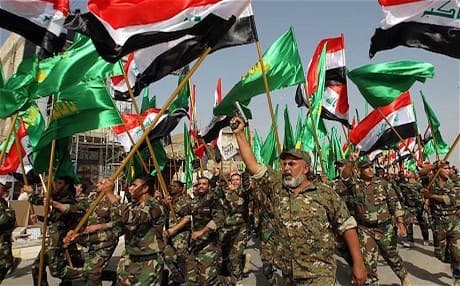 Thousands of Shiite men responded to a call for jihad after ISIS stormed across Iraq in June and captured a third of the country. AFP photo.