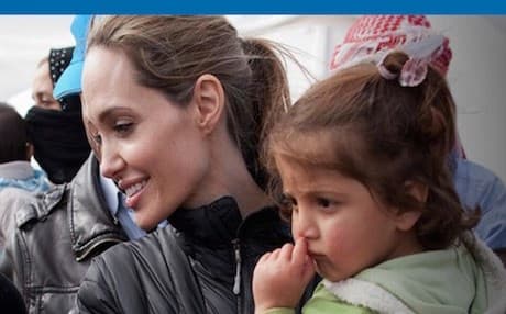 Angelina Jolie. UNHCR photo.