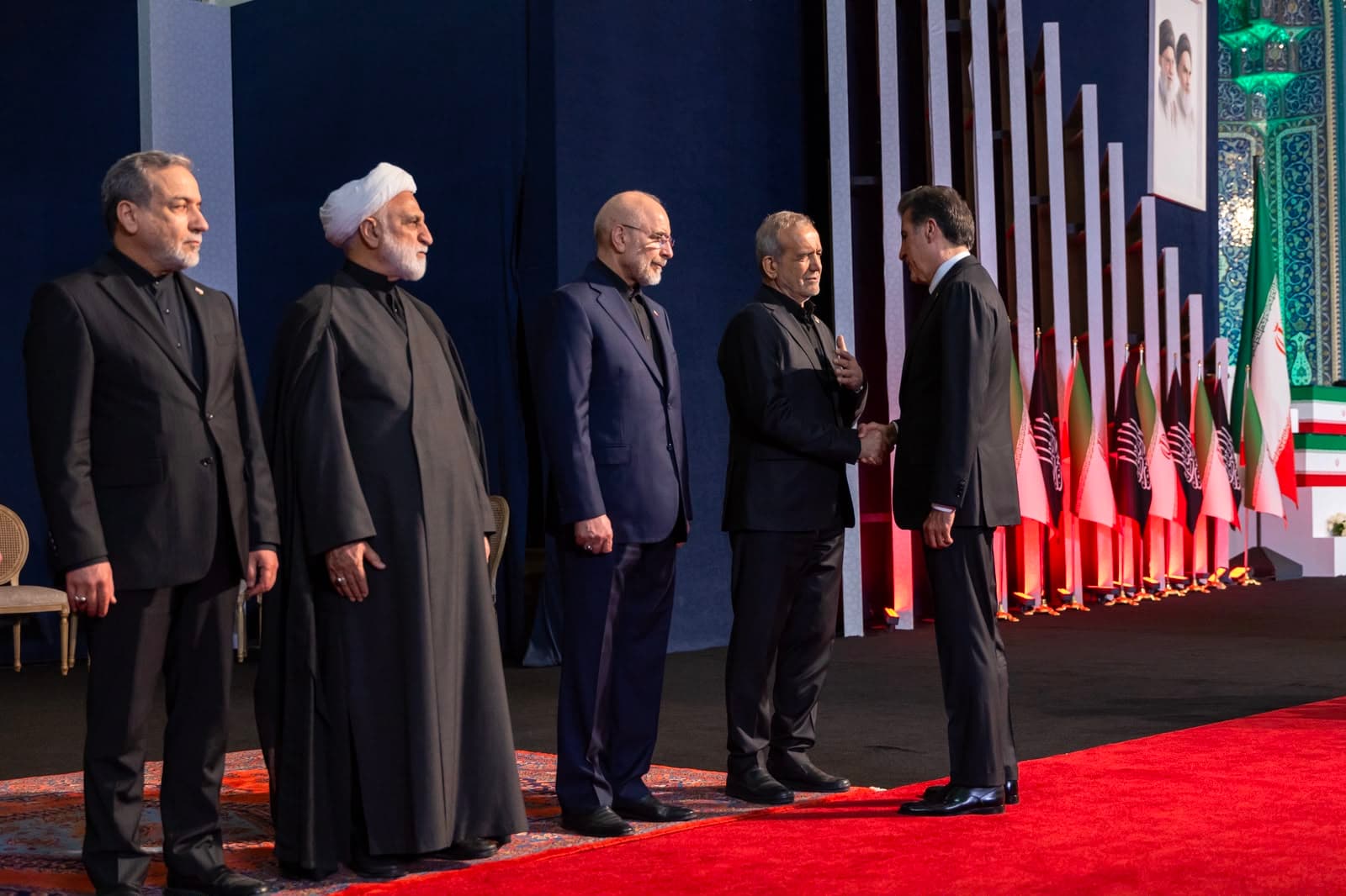 نێچیرڤان بارزانی لە تاران بەشداری لە رێوڕەسمی ماڵئاواییکردن لە خامنەیی کرد