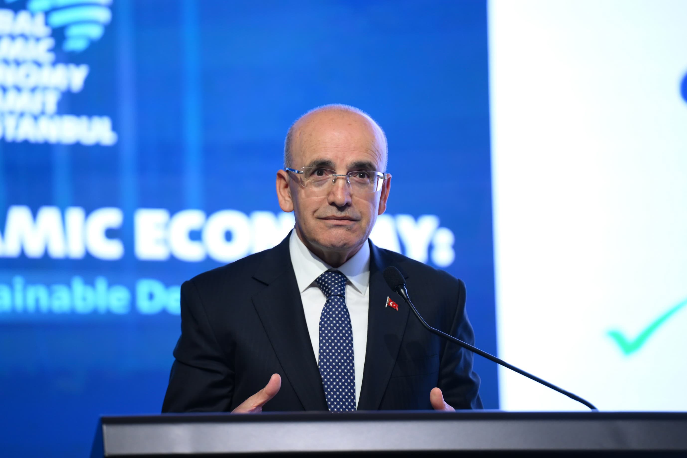 Şimşek, Türkiye'nin piyasa büyüklüğü bakımından ilk 5 ülke arasına girebilmesi için önemli adımlar atılması gerektiğini vurguladı.