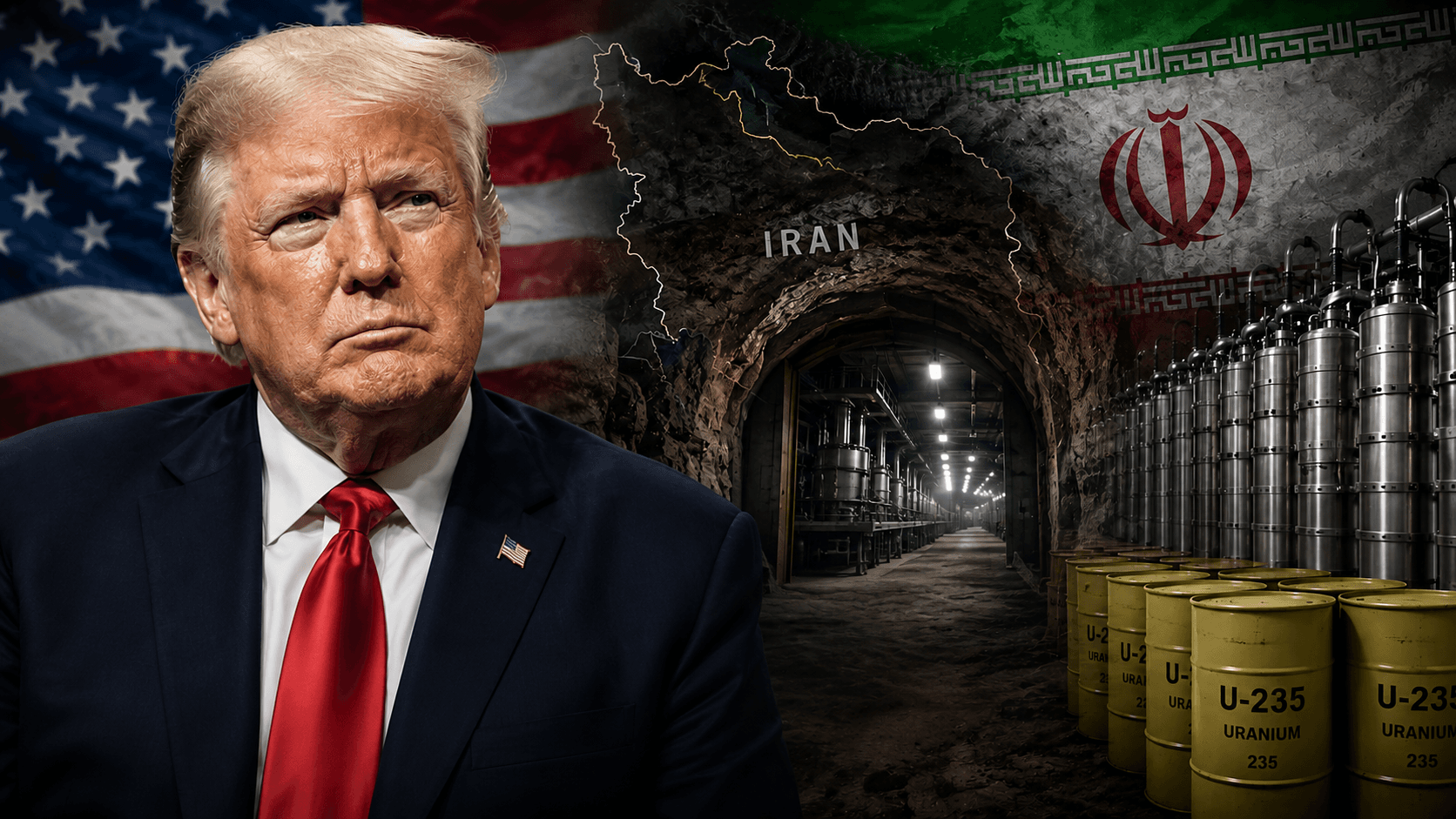 راپۆرتێک: پێنتاگۆن پلانی سەربازی بۆ دەرهێنانی یۆرانیۆمی ئێران دانابوو بەڵام ترەمپ رایگرت
