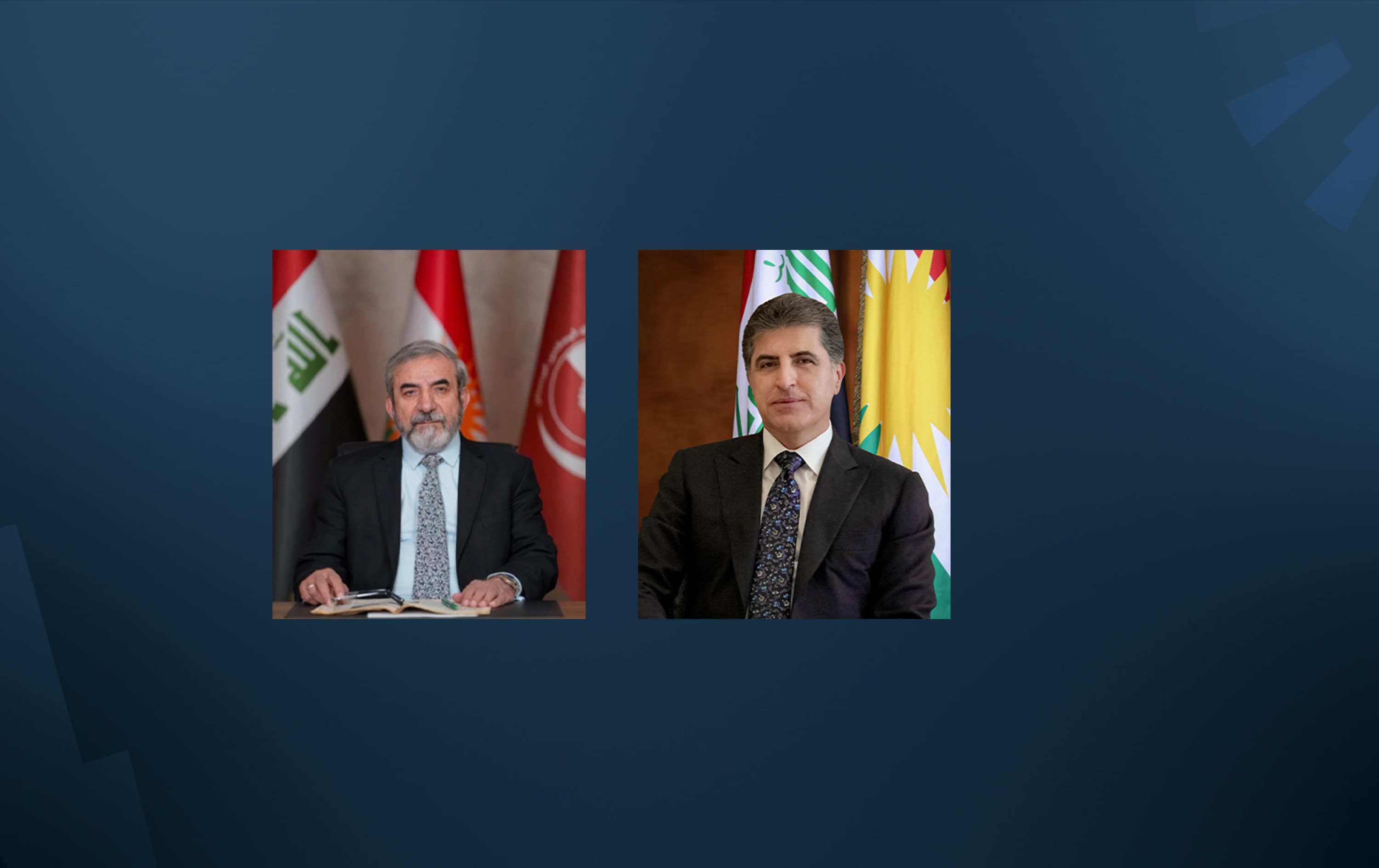 نێچیرڤان بارزانی سەرەخۆشی لە سەڵاحەدین بەهائەدین دەکات