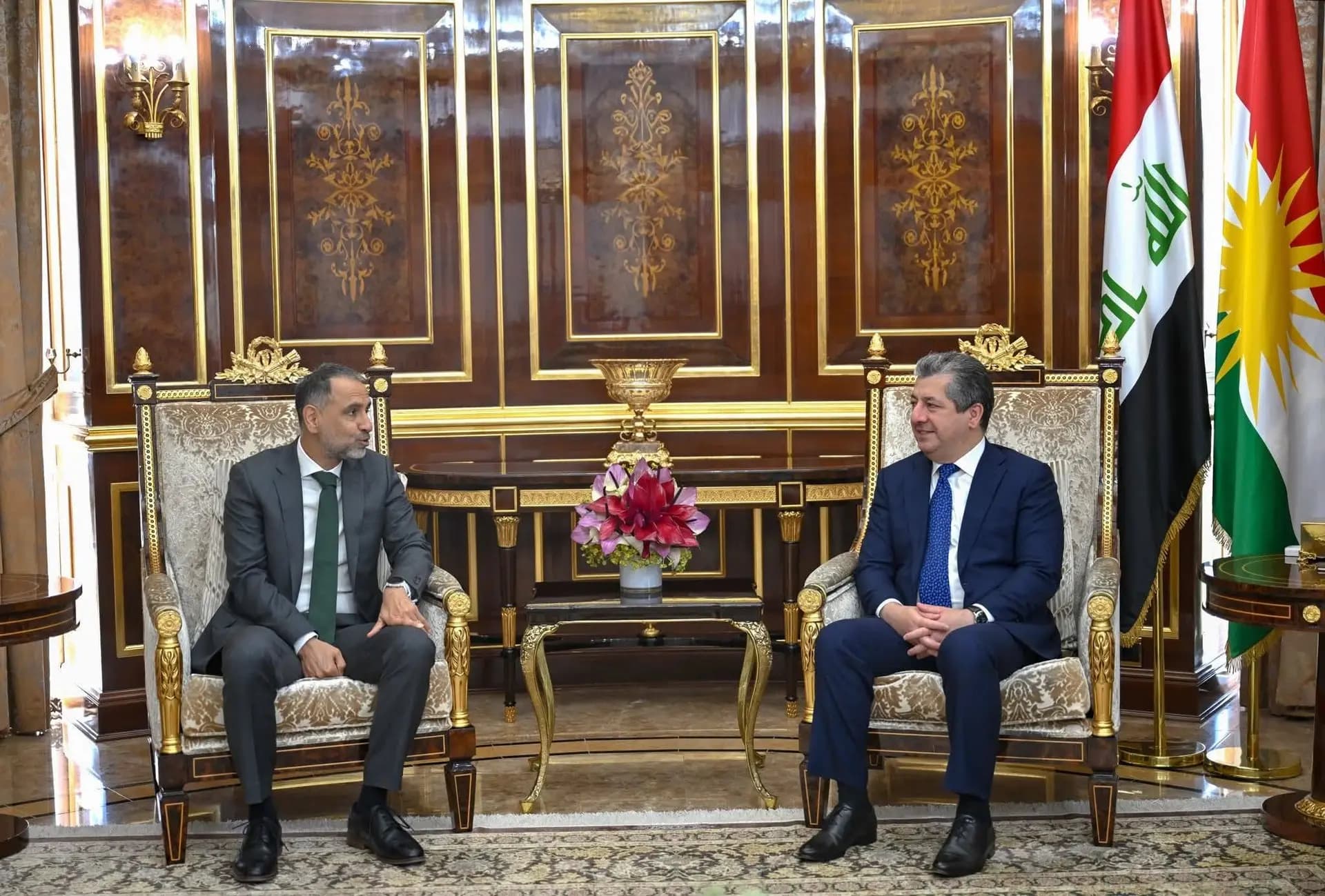 Başbakan Mesrur Barzani, İngiliz Büyükelçi’yi kabul etti