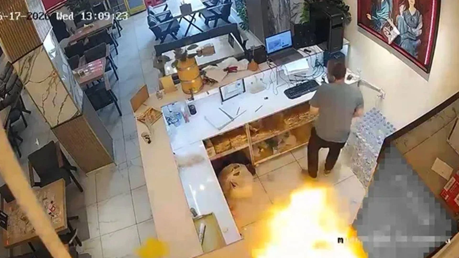 Li Geverê teqîn, zerereke mezin a madî çêbû