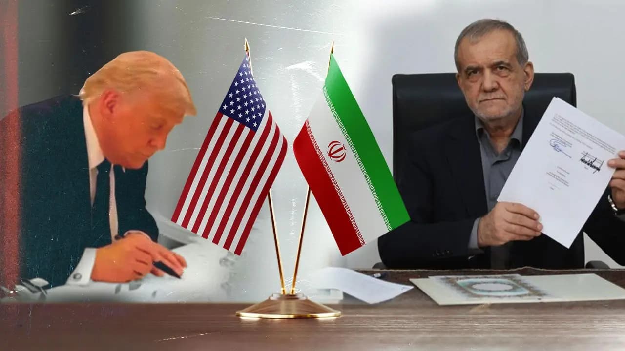 Donald Trump û Mesûd Pizîşkiyan / Wêne: Arşîv