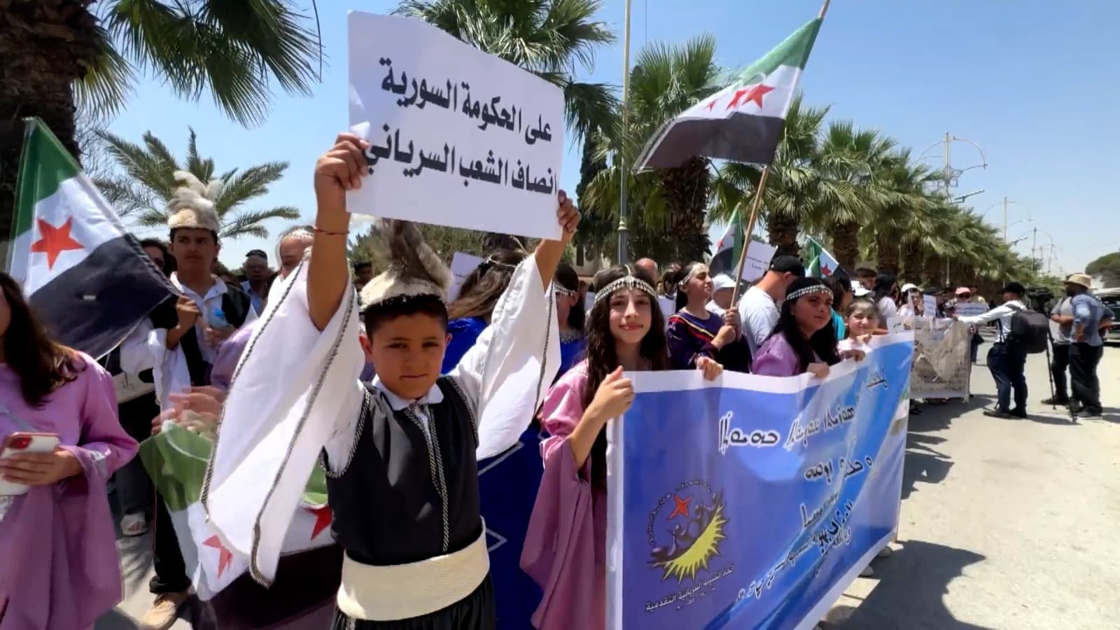 Syriacs in Hasaka rally for constitutional recognition, official language status