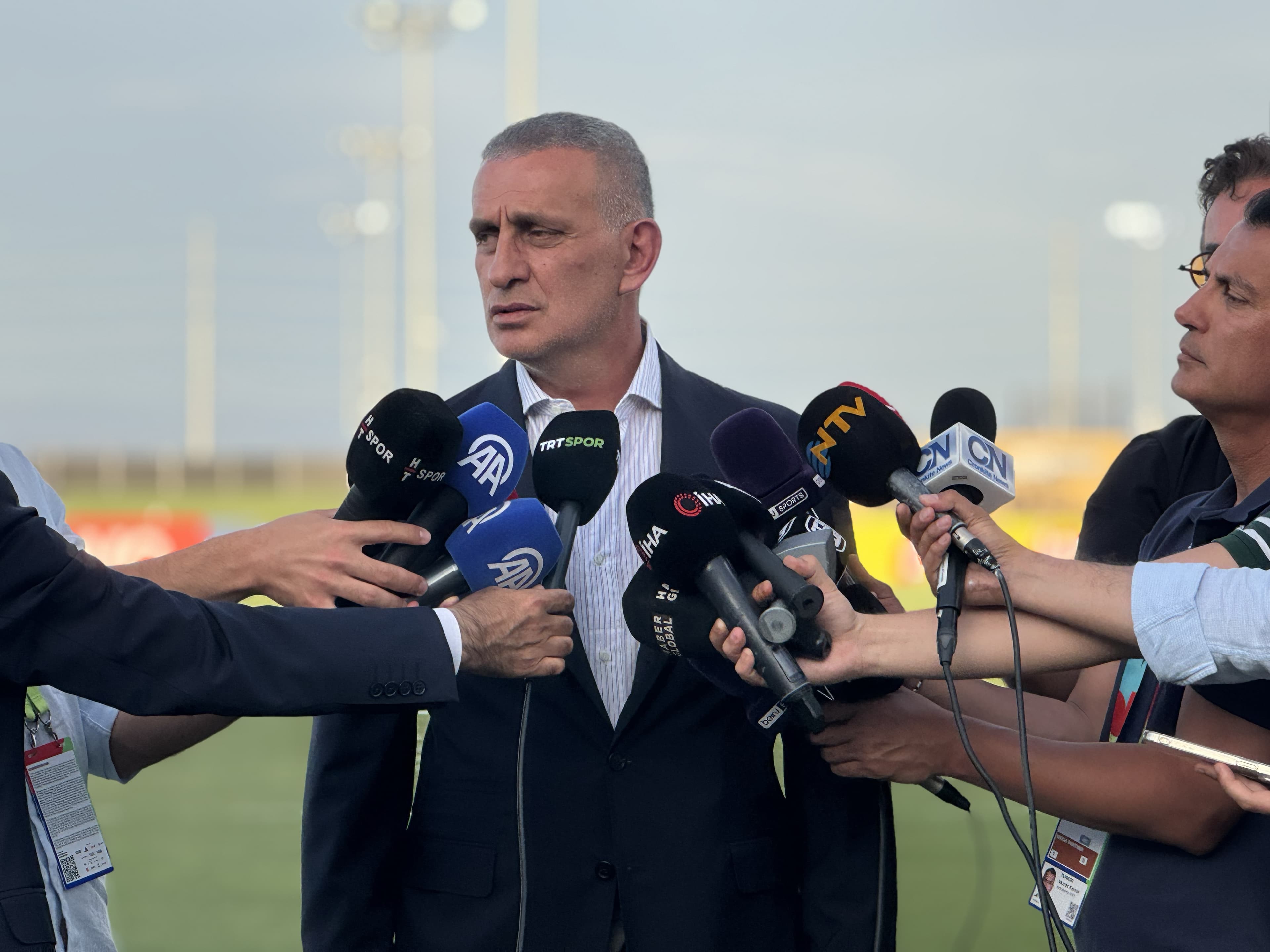 TÜRKİYE ELENMİŞTİ- TFF Başkanı Hacıosmanoğlu: Allah nasip etmedi