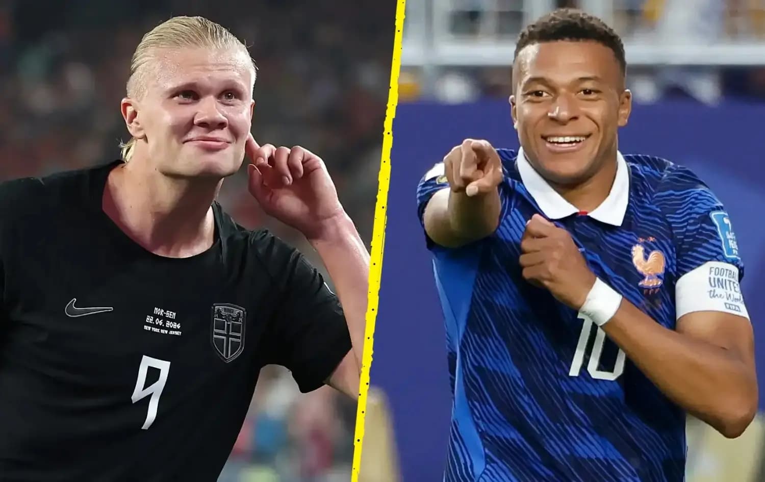 Mbappe û Haaland îşev tên pêşberî hev