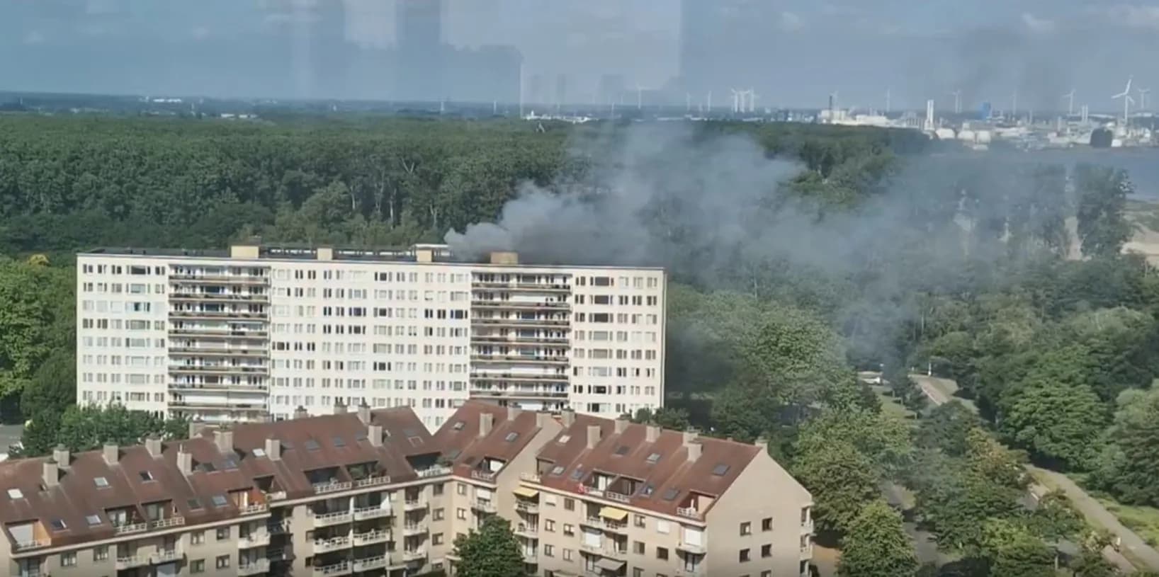 Belçika'da 10 katlı apartmanda yangın: Çok sayıda ölü ve yaralı