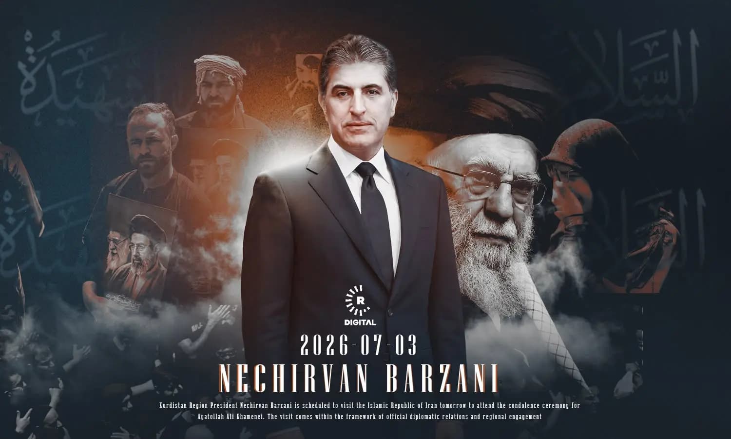 Neçirvan Barzani yarın Tahran yolcusu: Hamaney’in cenaze törenine katılacak