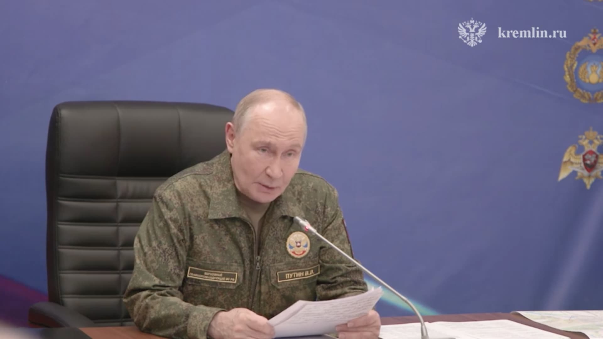 Putin: Ukrayna'nın askeri ve sanayi altyapısına yönelik saldırılar sürecek