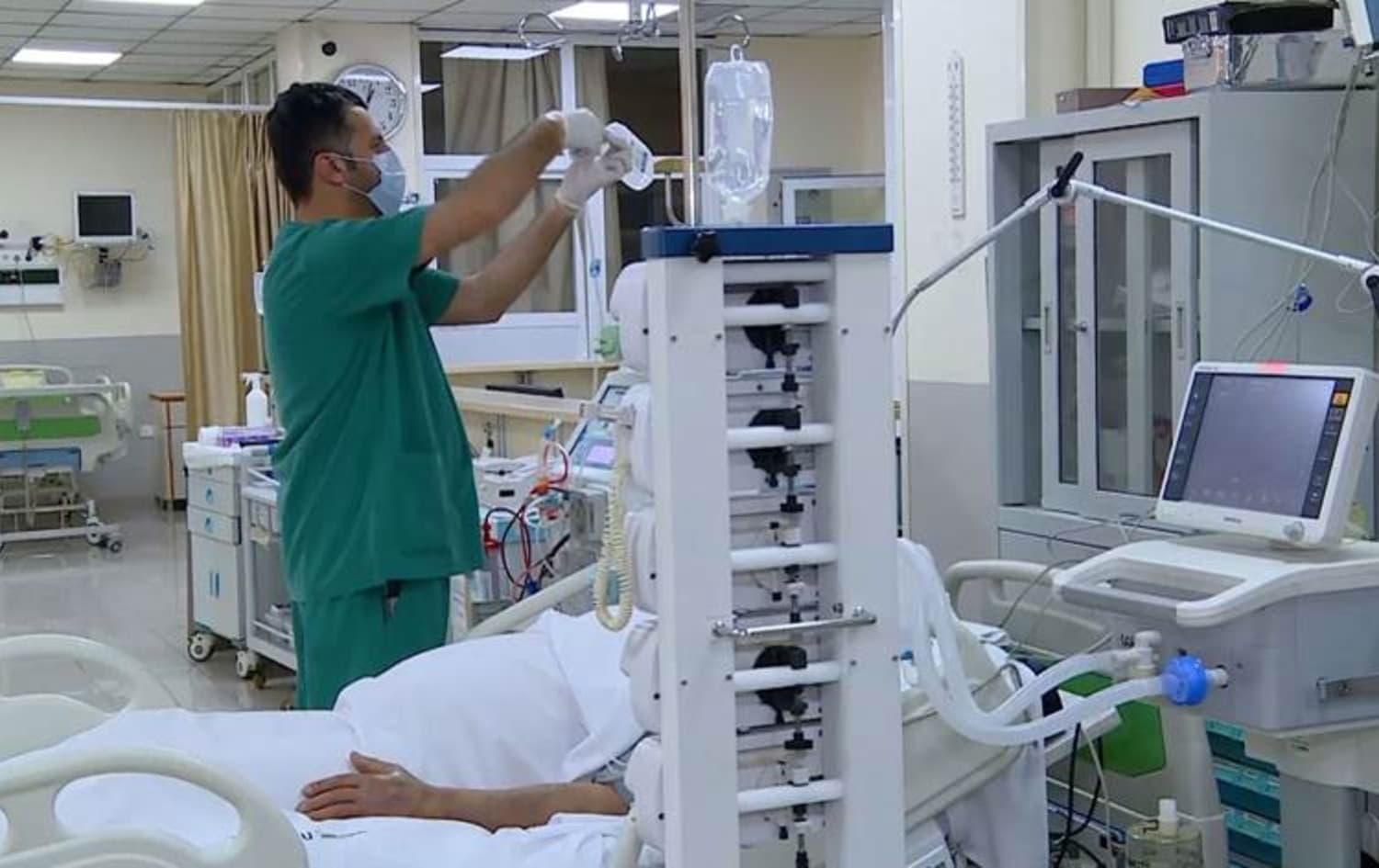 گرژی لە نەخۆشخانەیەکی کەرکووک دروست دەبێ