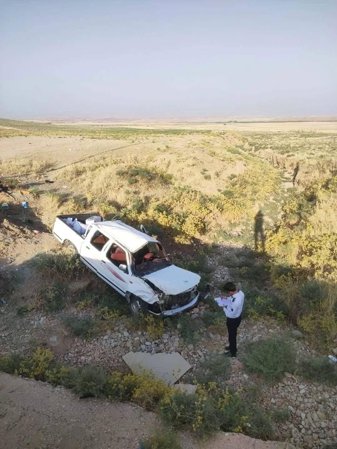 لە ئەنجامی وەرگەڕانی نیسان پیکابێک لە گەرمیان حەوت کەس بریندار بوون