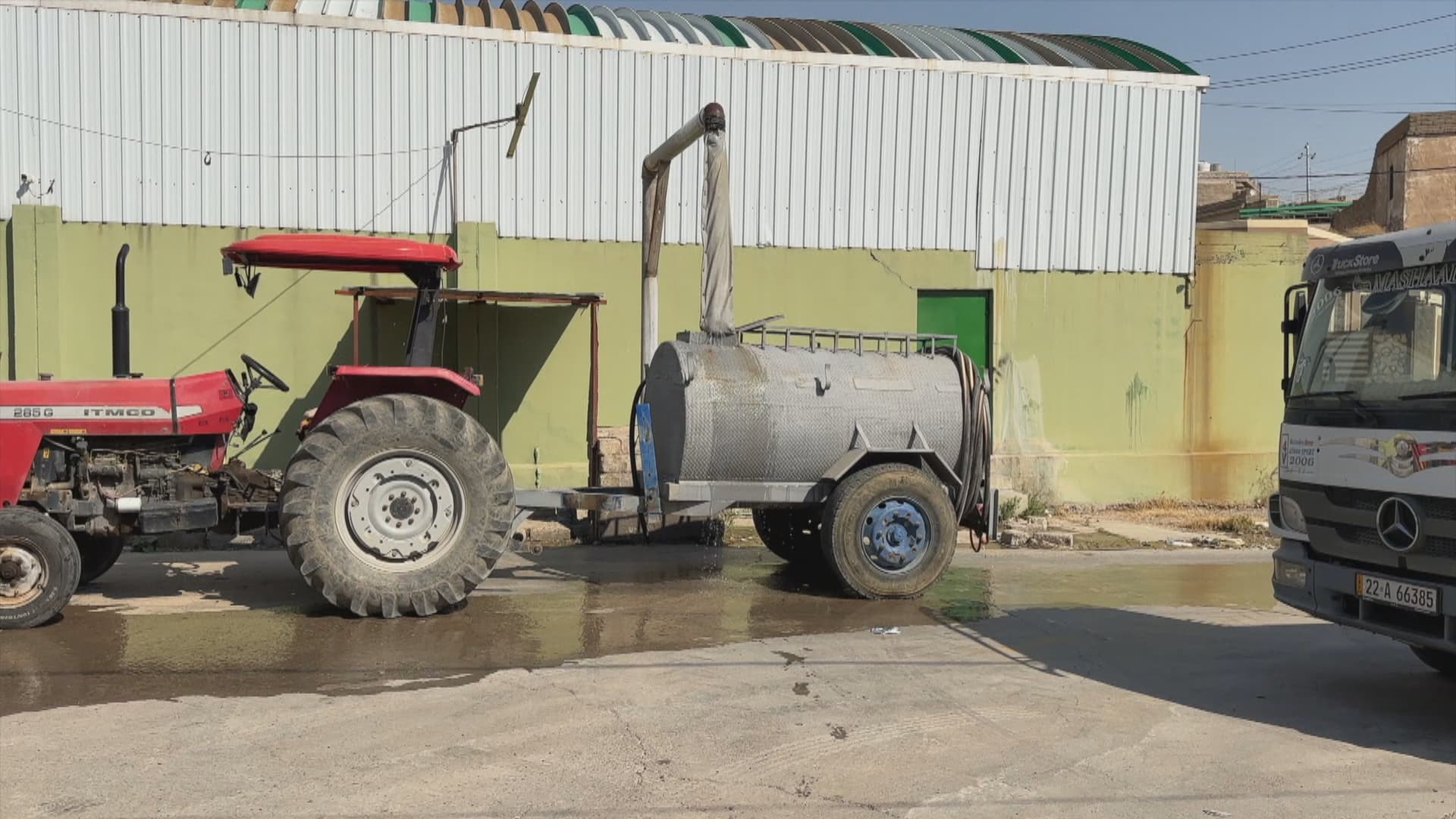 بەهۆی وشکبوونی بیرەکانەوە، لە بەعشیقە 10 رۆژ جارێک ئاو دەدرێتە هاووڵاتییان