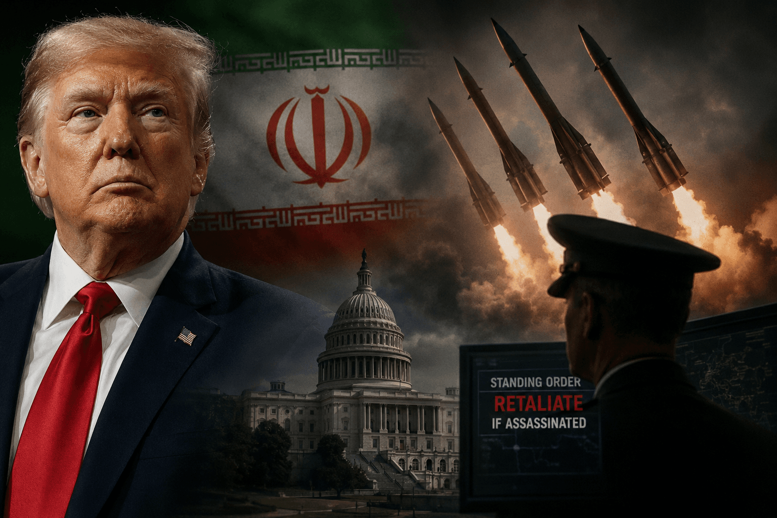 ئایا ئەگەر ترەمپ بکوژرێت، ئەمریکا راستەوخۆ هێرش دەکاتە سەر ئێران؟