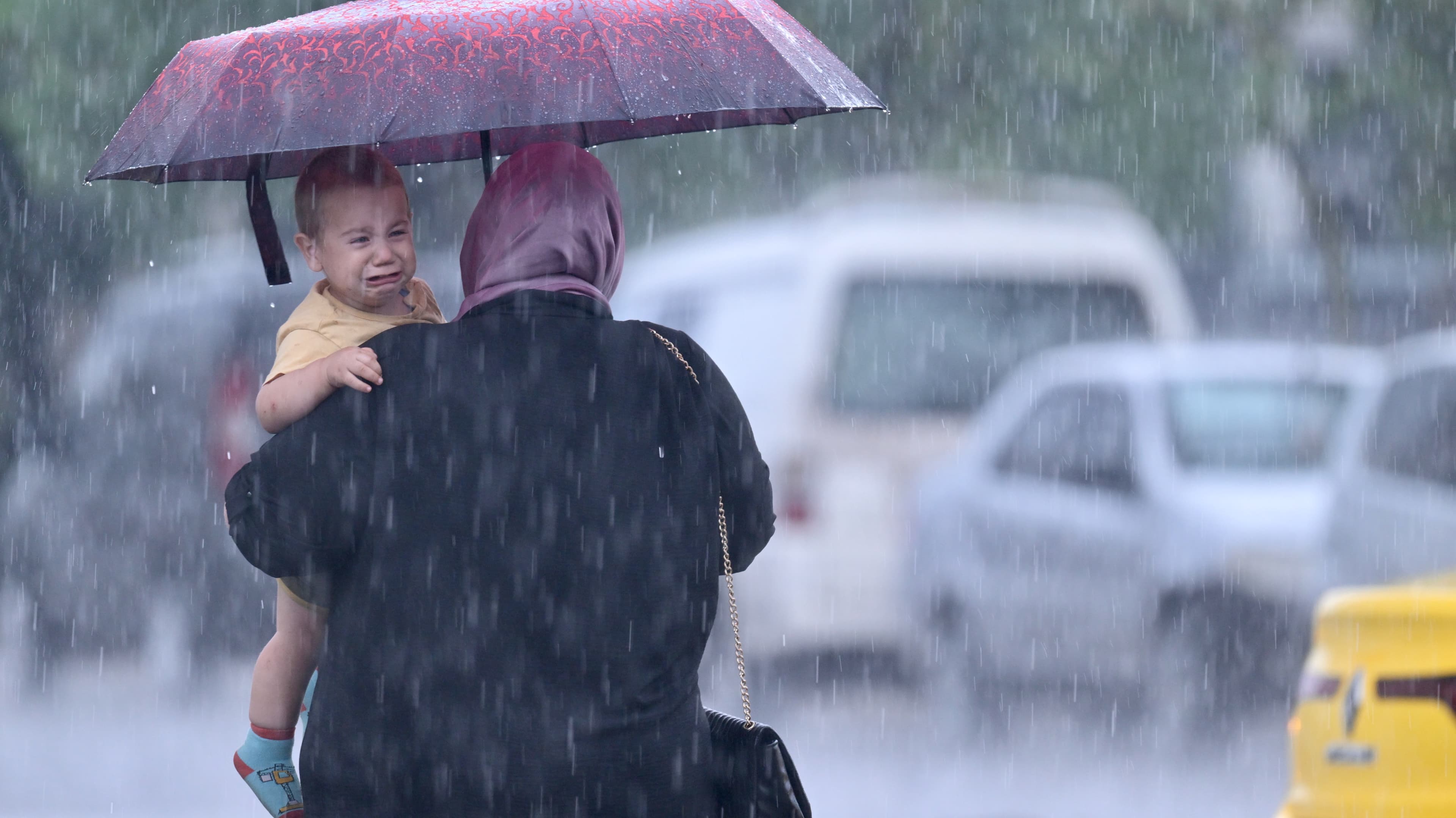 Düzce'de yağmur Foto: AA