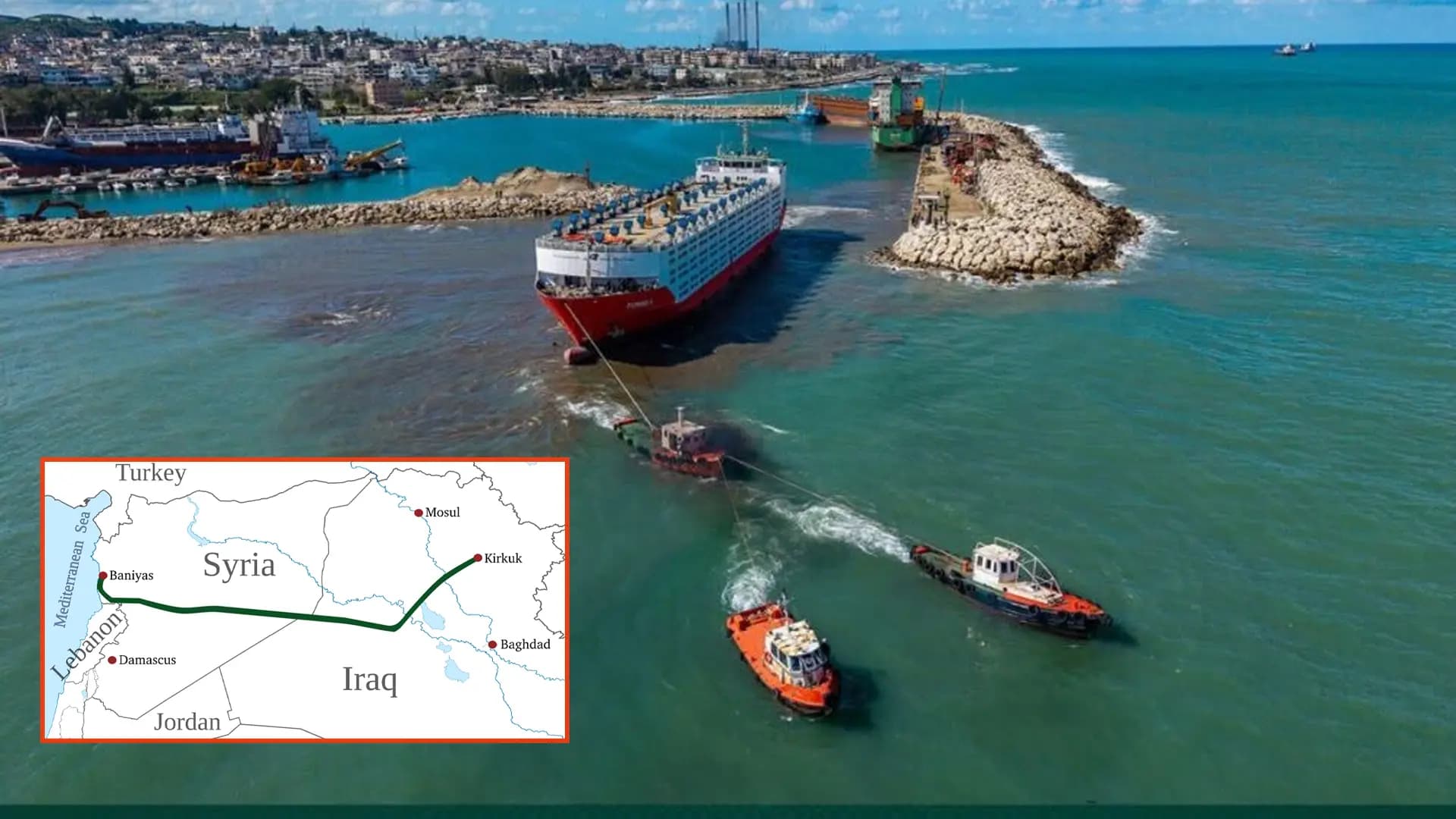 Irak, Baniyas petrol boru hattı için ABD-Katar ortaklığıyla ön anlaşma imzalıyor