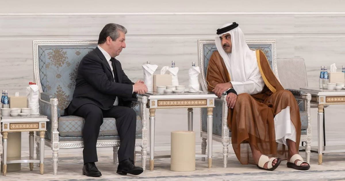 PM Barzani pays respects to Qatar’s late Father Emir