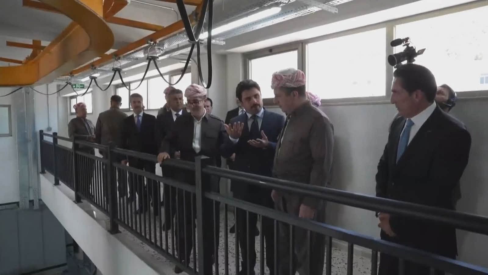 مەسرور بارزانی پڕۆژەی ئاوی باڵندا-بارزان دەکاتەوە