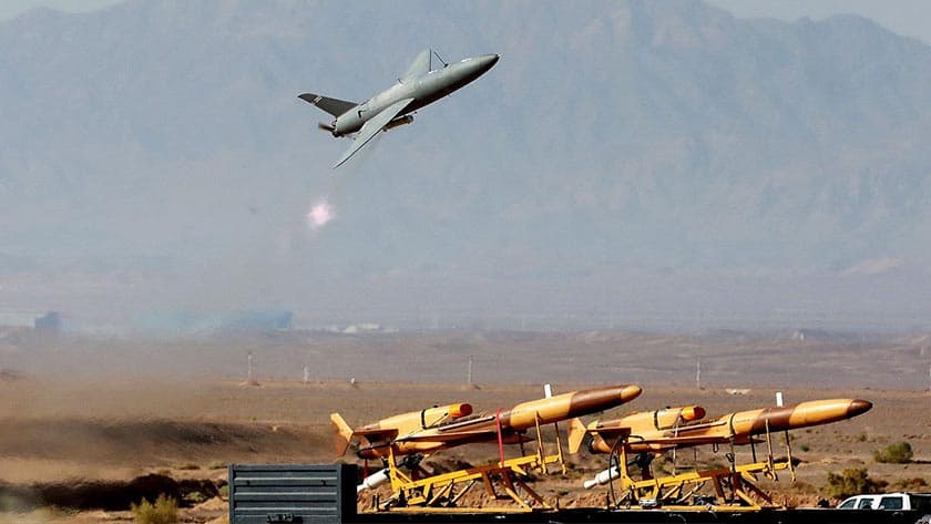 سوپای ئێران: بە درۆن هێرشمان کردە سەر هێزەکانی ئەمریکا لە بەحرێن