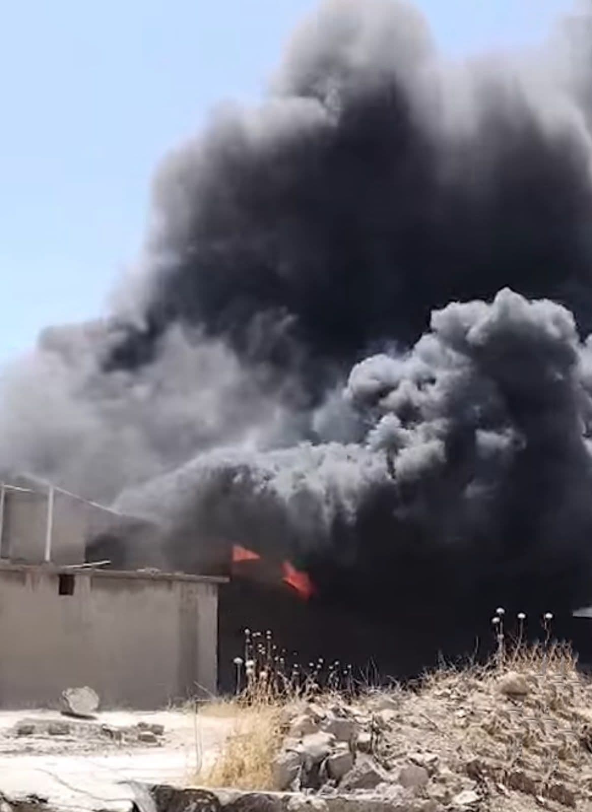 لە هەولێر ئاگر لە کۆگایەکی یاریی منداڵان کەوتەوە