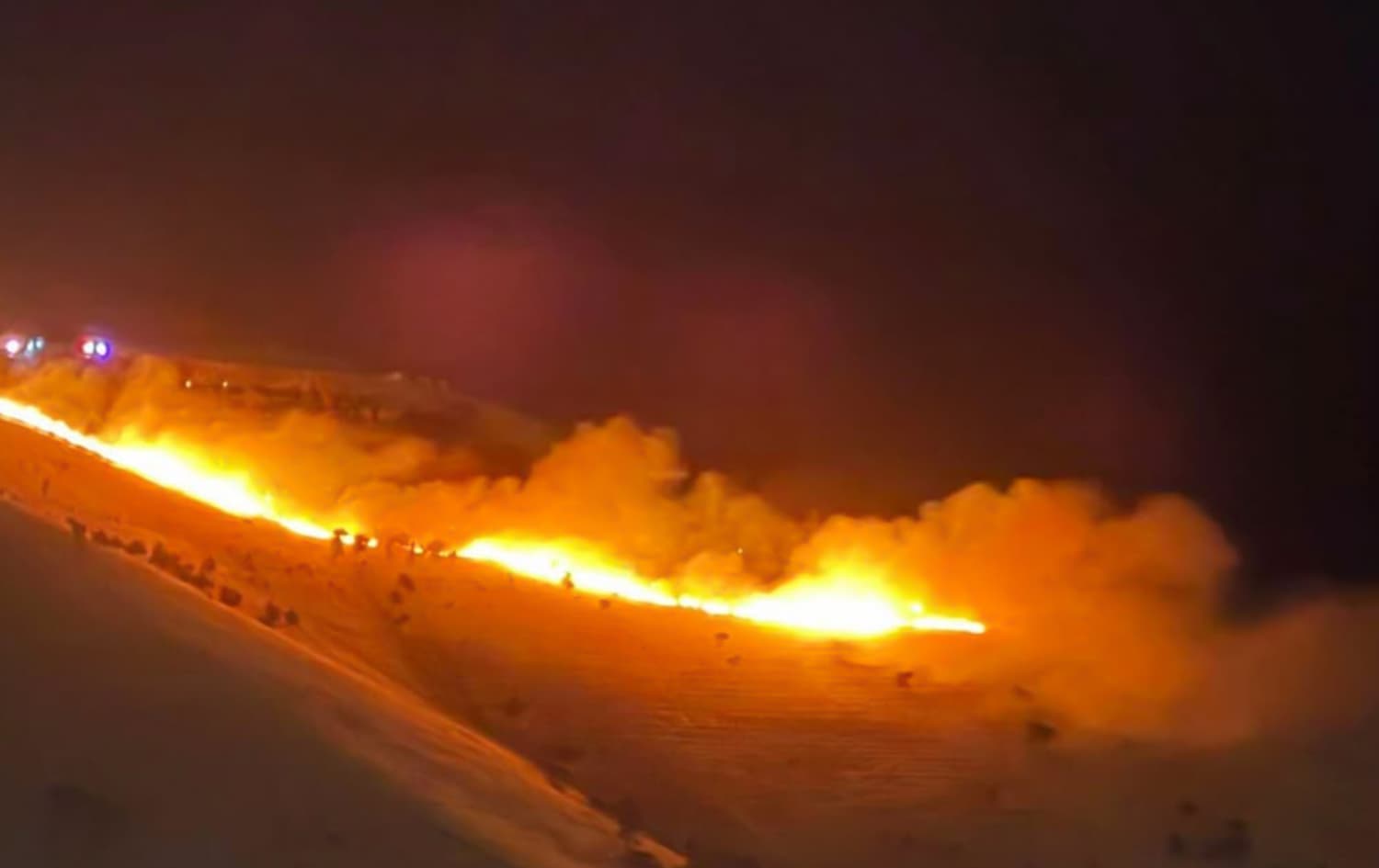IRGC claims attack on Mount Goizha in Sulaimani as fire breaks out