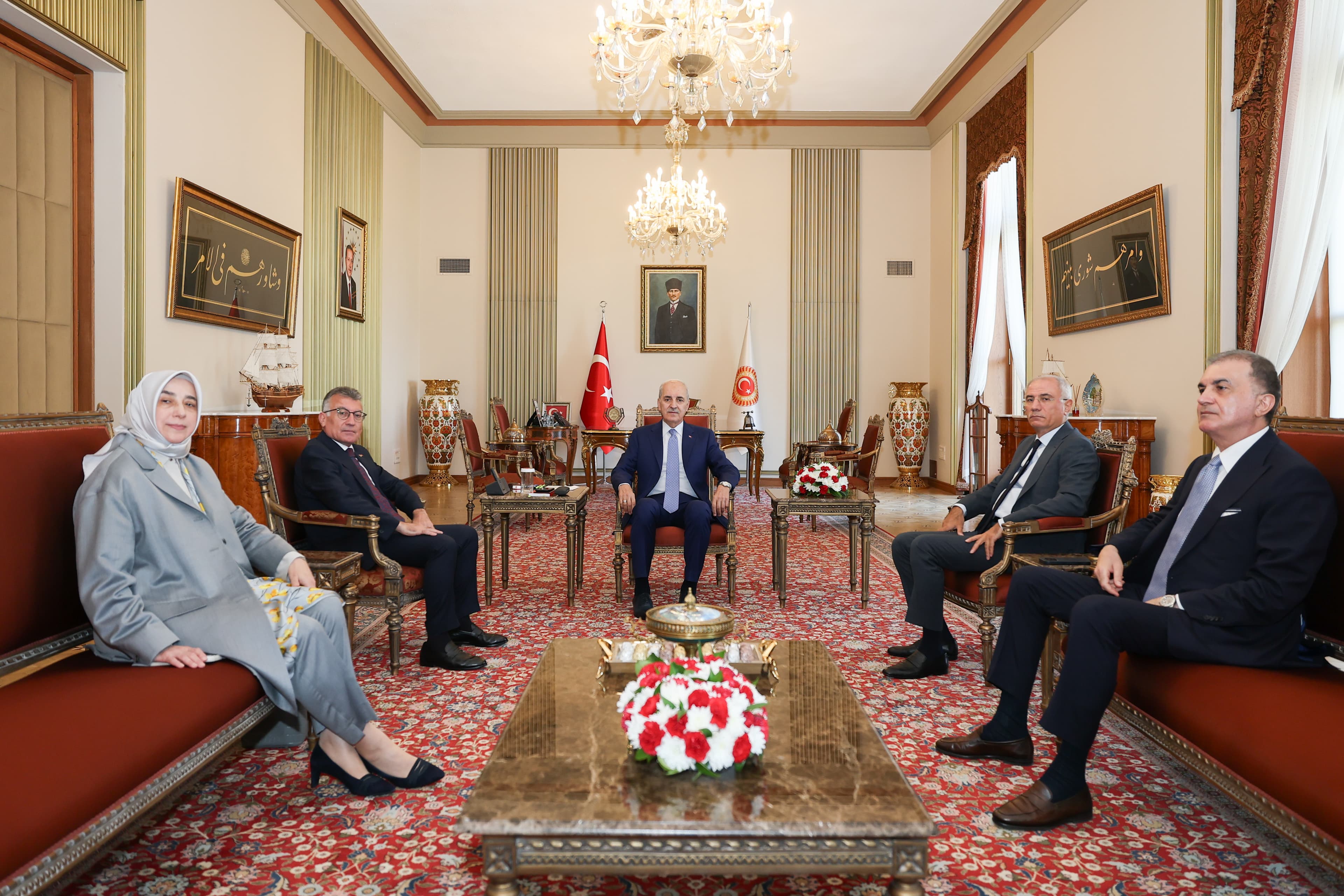 TBMM Başkanı Kurtulmuş ile AK Parti heyeti arasında ‘süreç’ görüşmesi