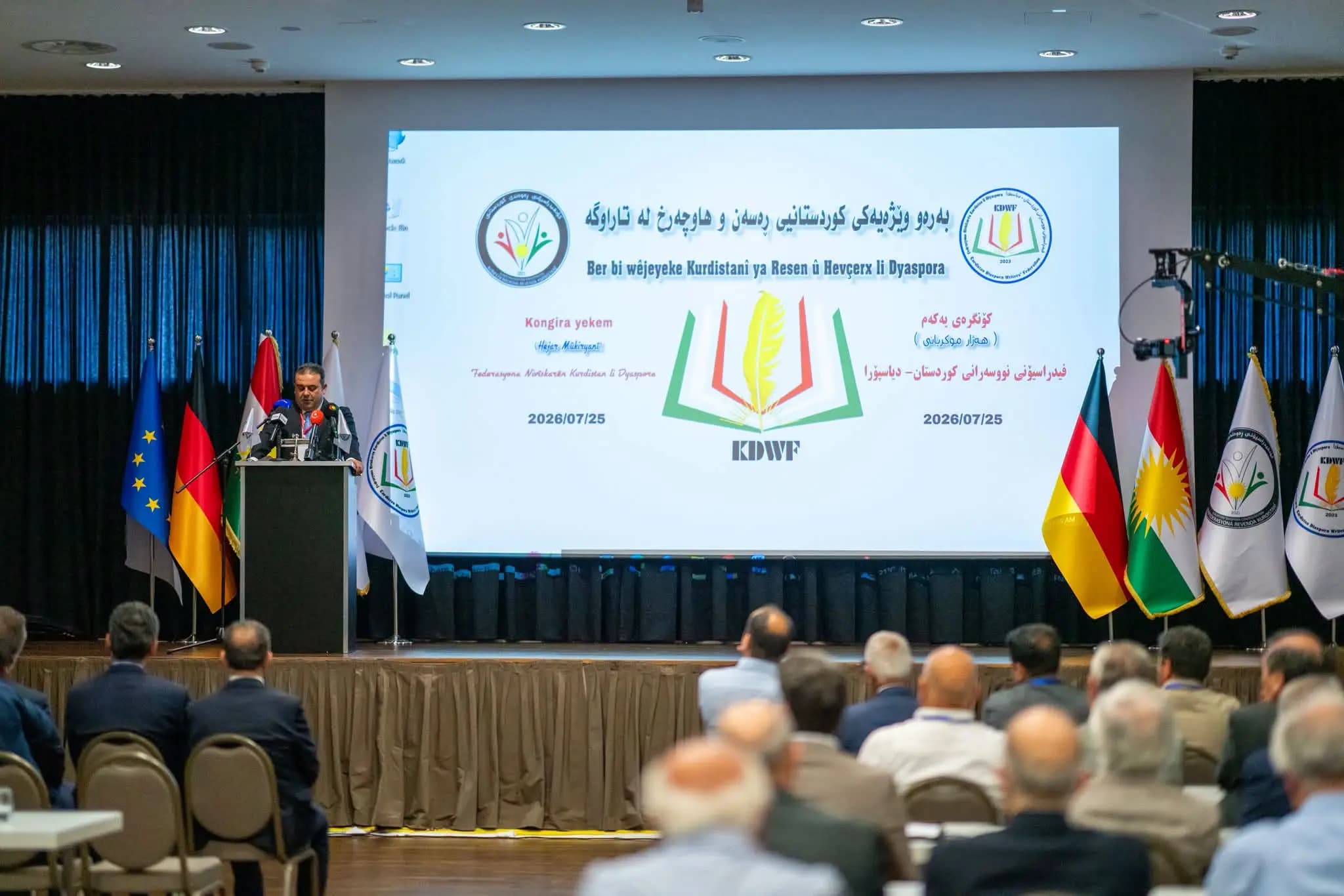 Konferansa Federasyona Nivîskarên Kurdistanê ya Diyasporayê tê lidarxistin
