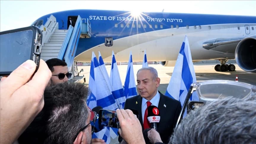 Netanyahu’nun uçağı Washington’a askeri üsten gizlice havalandı