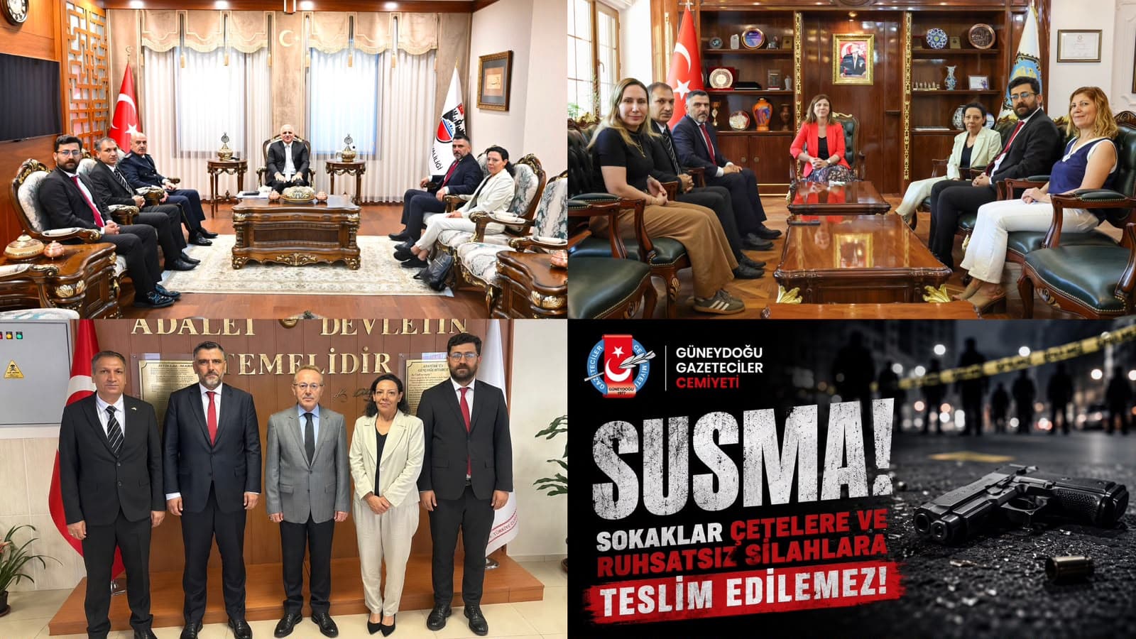 GGC'den ‘Sokaklar çetelere teslim edilemez’ kampanyası için kurumlara ziyaret