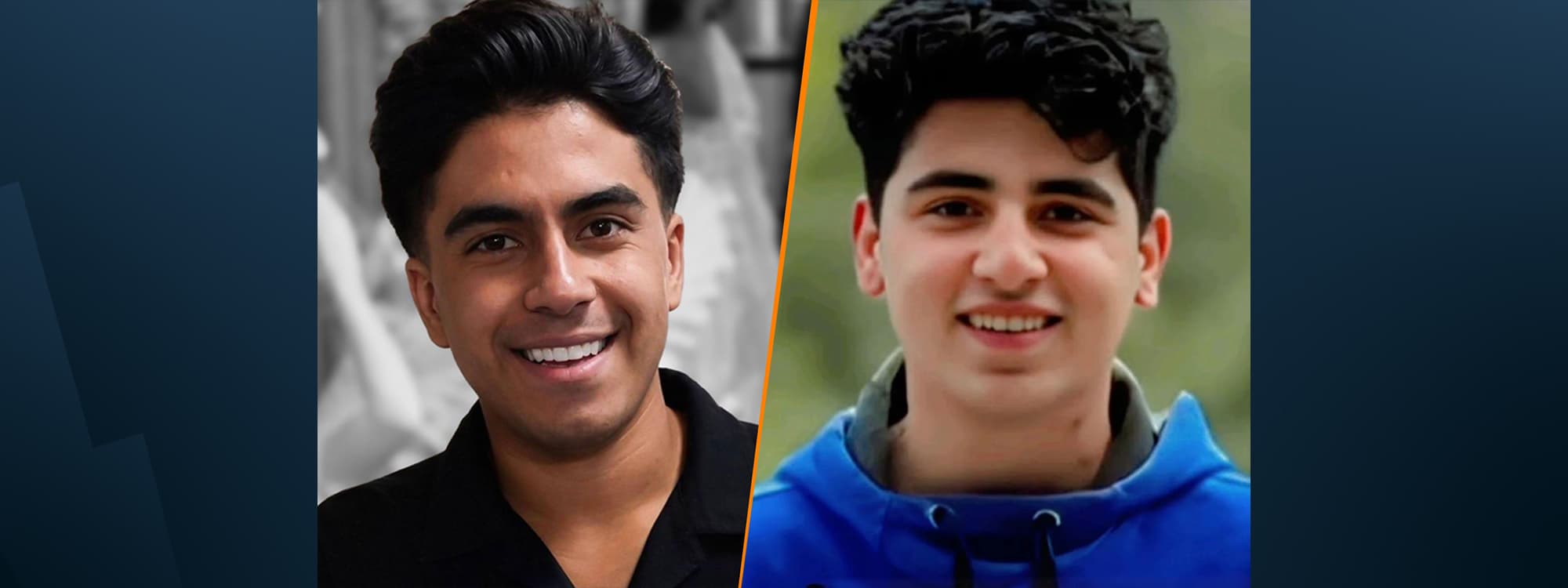 Soroush Karami (left) and Amir Ali Haydari (right). Photo: handout from families