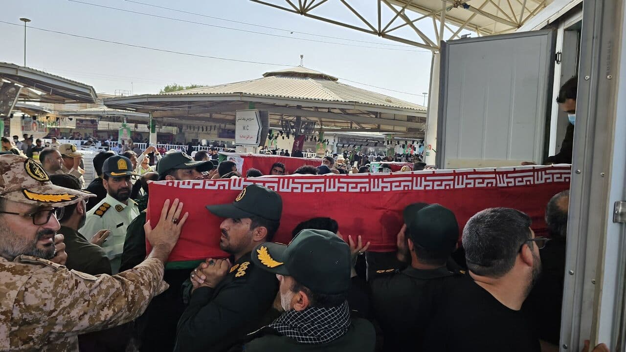 Iran receives bodies of five IRGC members killed in US-Saudi airstrikes in Iraq
