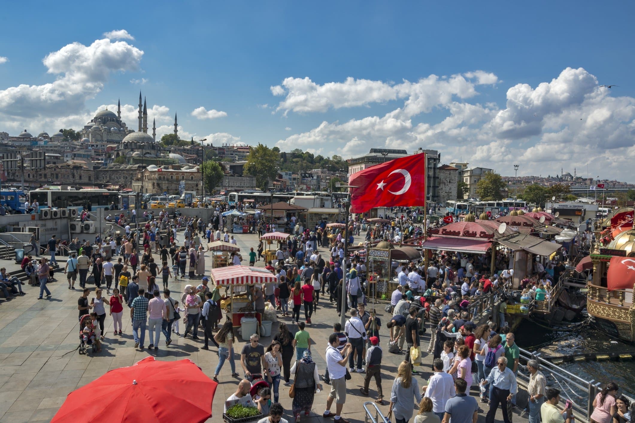 دیمەنێکی شاری ئیستەنبووڵ. وێنە: Getty Images