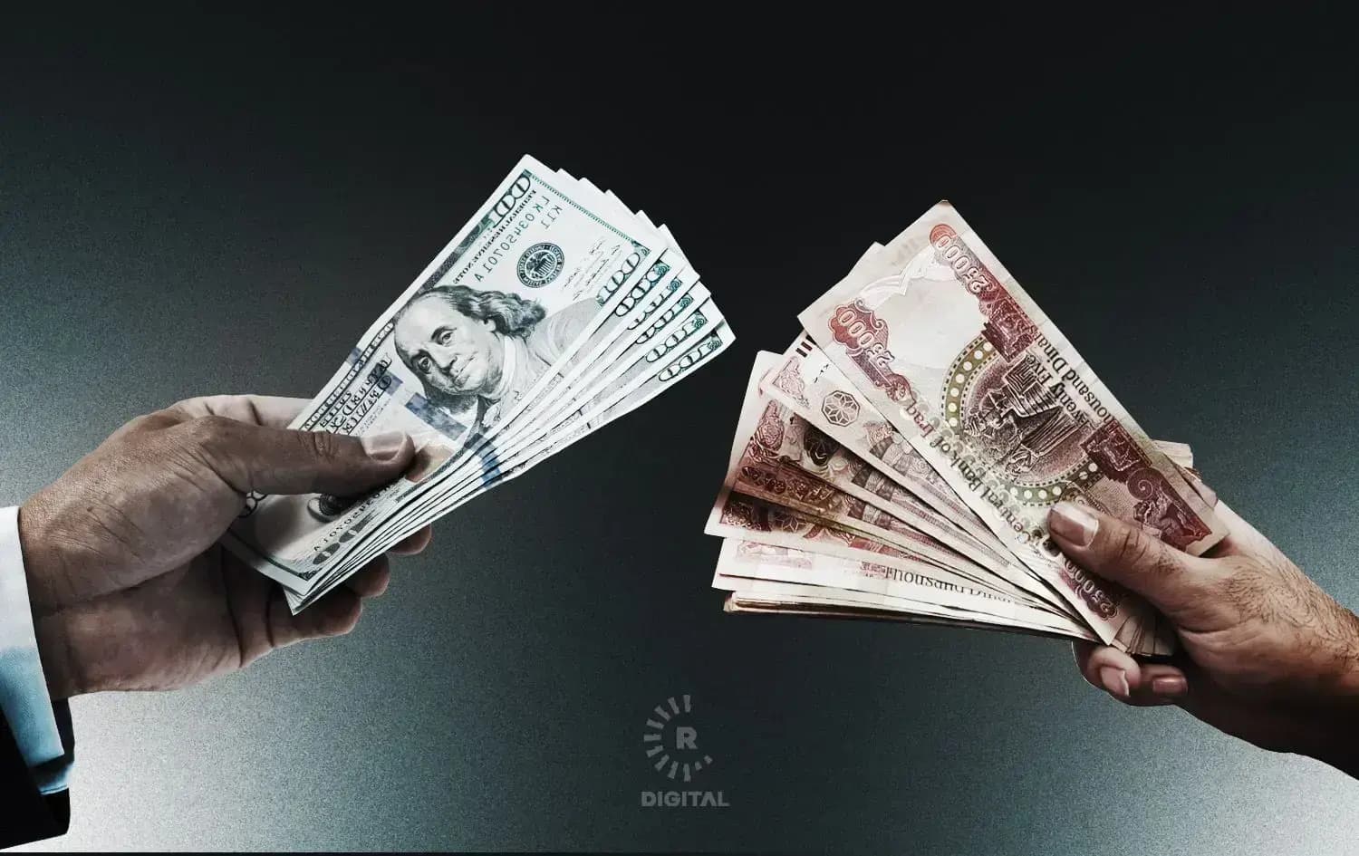 بەهای دینار دابەزی و 100 دۆلار 151 هەزار دیناری تێپەڕاند