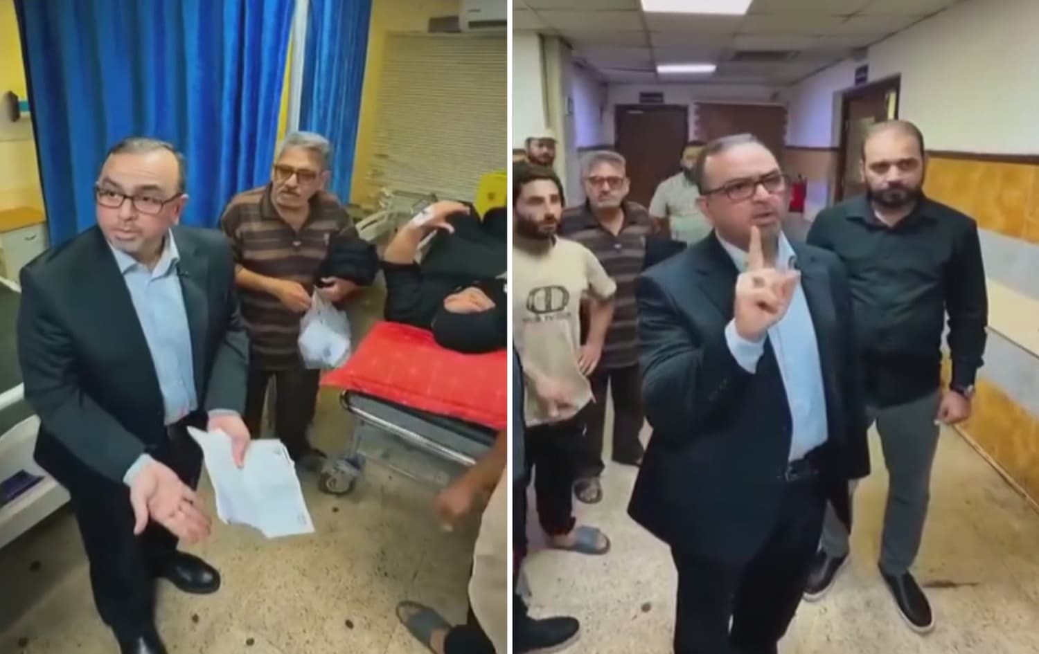 وەزیری تەندروستیی عێراق بەڕێوەبەری نەخۆشخانەی کەرخی لەکارلادا