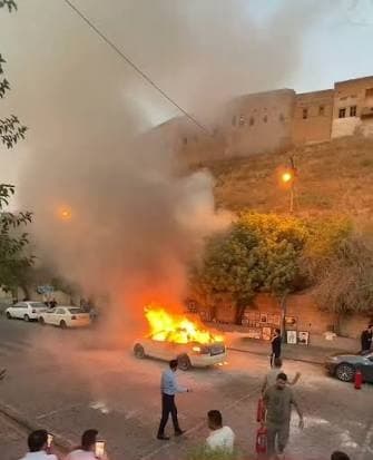 بەرگریی شارستانیی هەولێر: هەندێک کەس بە ئەنقەست ئۆتۆمبێلەکانیان دەسووتێنن