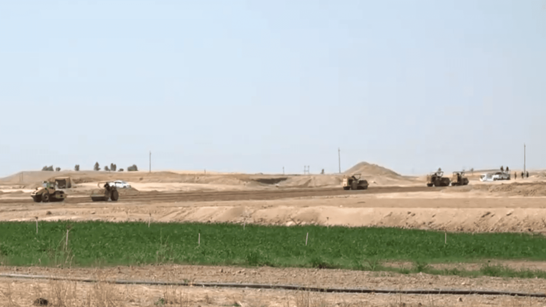 Irak ordusu Kerkük'te Kürt çiftçilerine ait 200 dönüm araziye el koydu