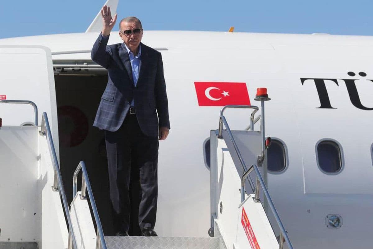 Erdoğan, Suudi Arabistan'a gitti