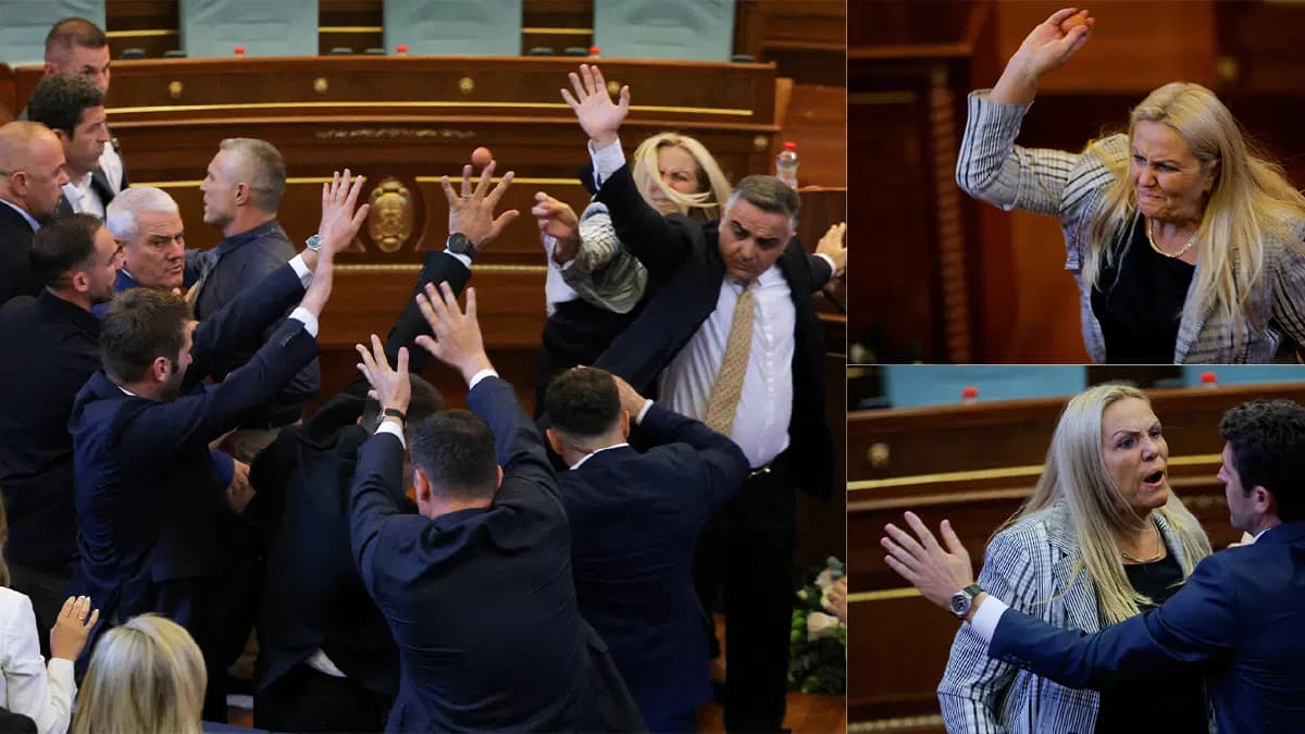 Mecliste başbakana yumurtalı protesto!