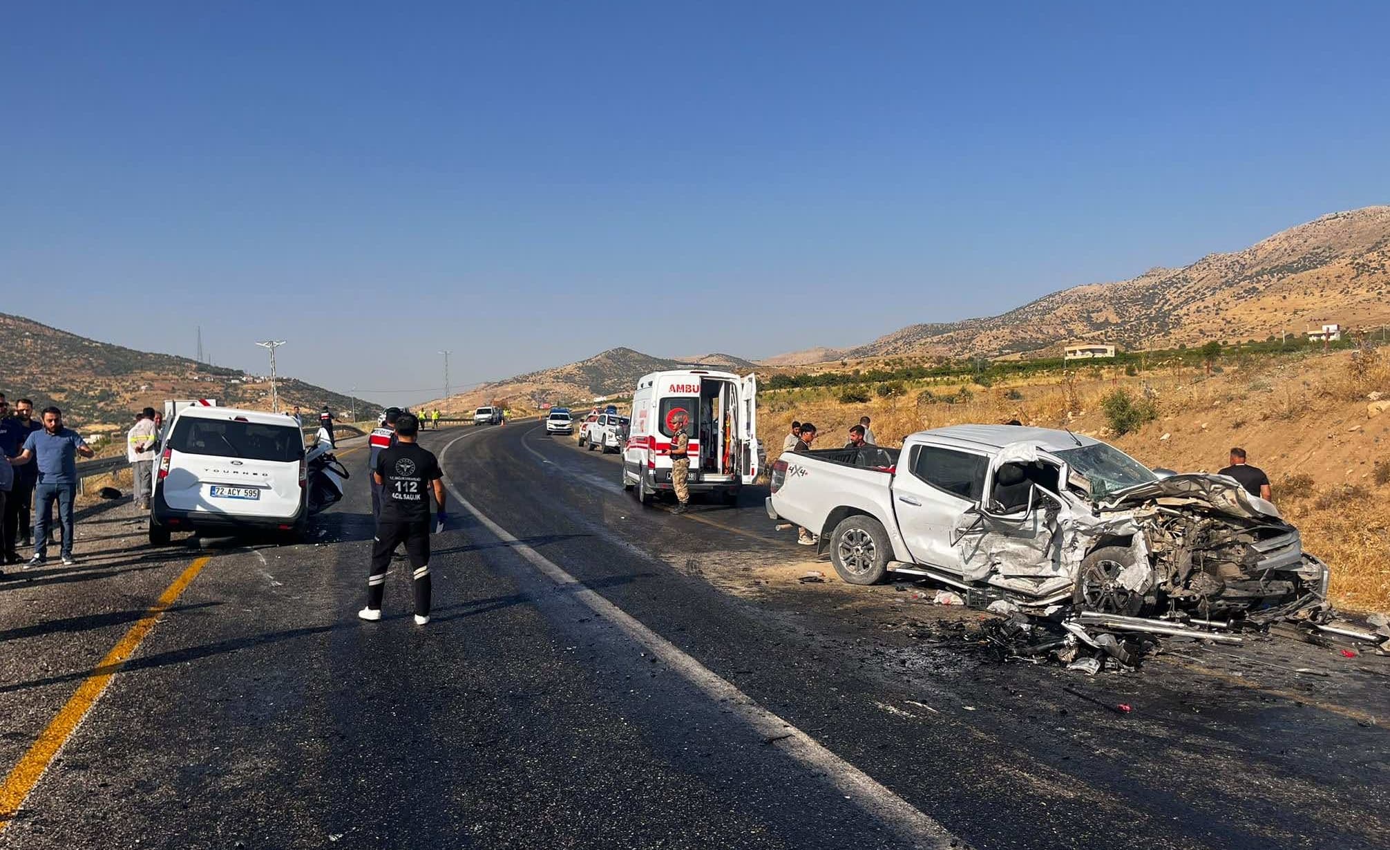 Li Êlihê qezaya trafîkê: 7 kes birîndar bûn