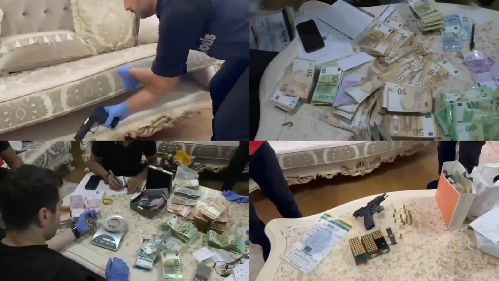 UltraAslan’ın lideri Muzaffer Şirin’in evinden 65 milyon TL çıktı