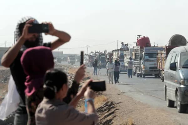 Kurdish displaced families return to their hometowns in Sari Kani in northeast Syria (Rojava) on August 10, 2026. Photo:AFP