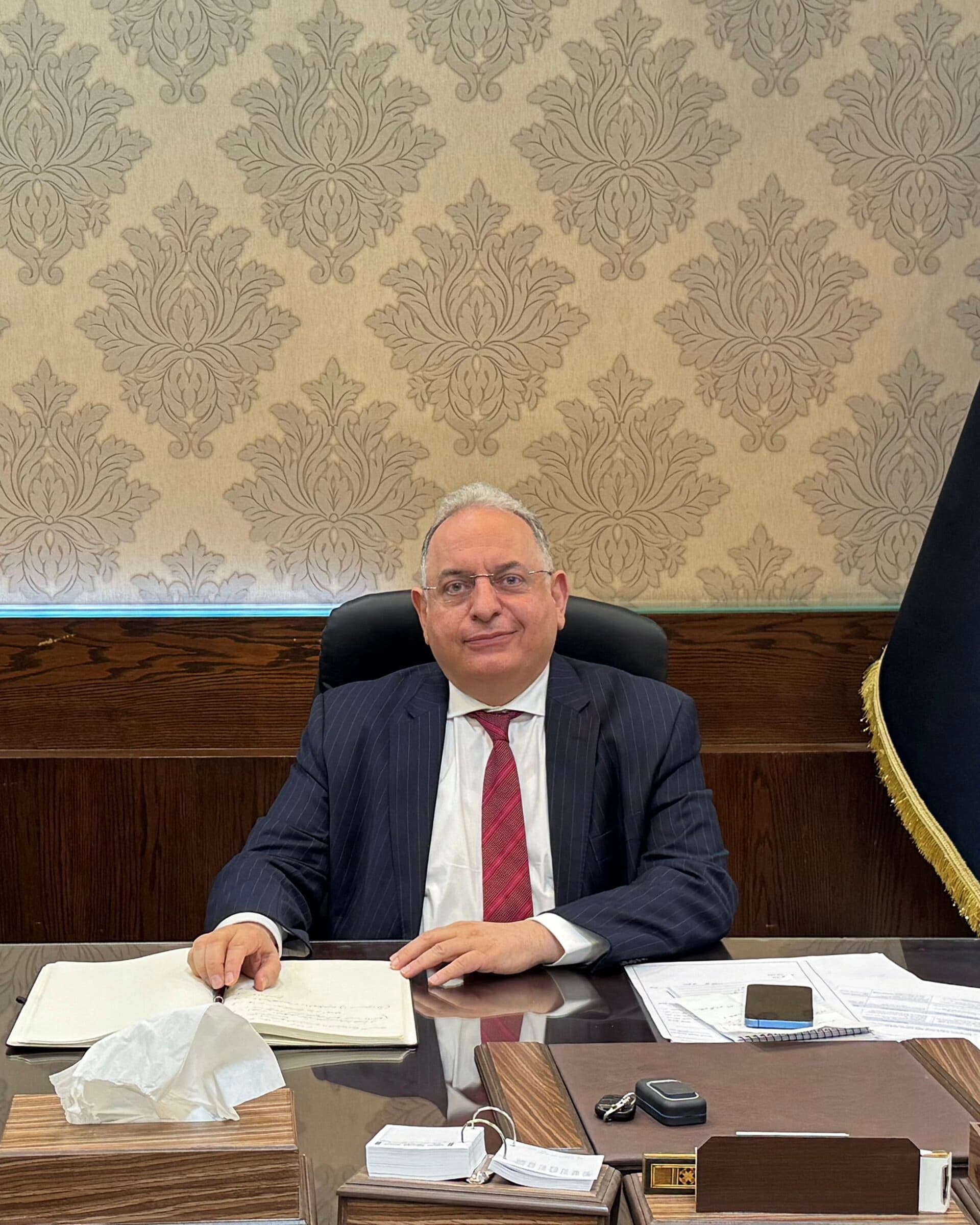 محەمەد یوسر برنیە، وەزیری دارایی سووریا. وێنە: رۆیتەرز