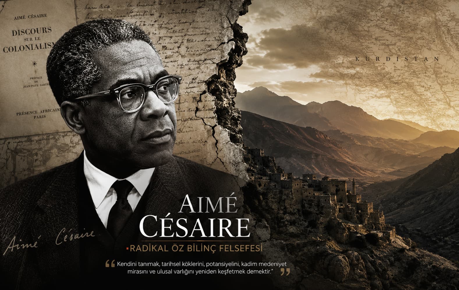 Aimé Césaire ve radikal öz bilinç felsefesi: Kürt ulusal varlığı ve kolonyal tahakkümün karşılaştırmalı analizi