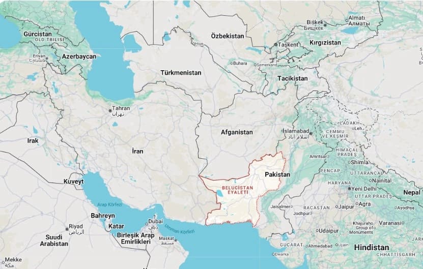 Pakistan ordusundan Belucistan'a operasyon: 18 ölü