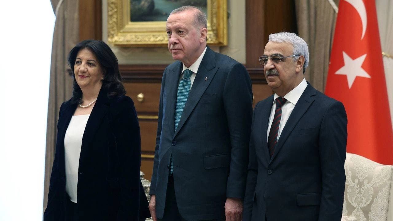 ANKARA- İmralı Heyeti, Erdoğan görüşmesi başladı