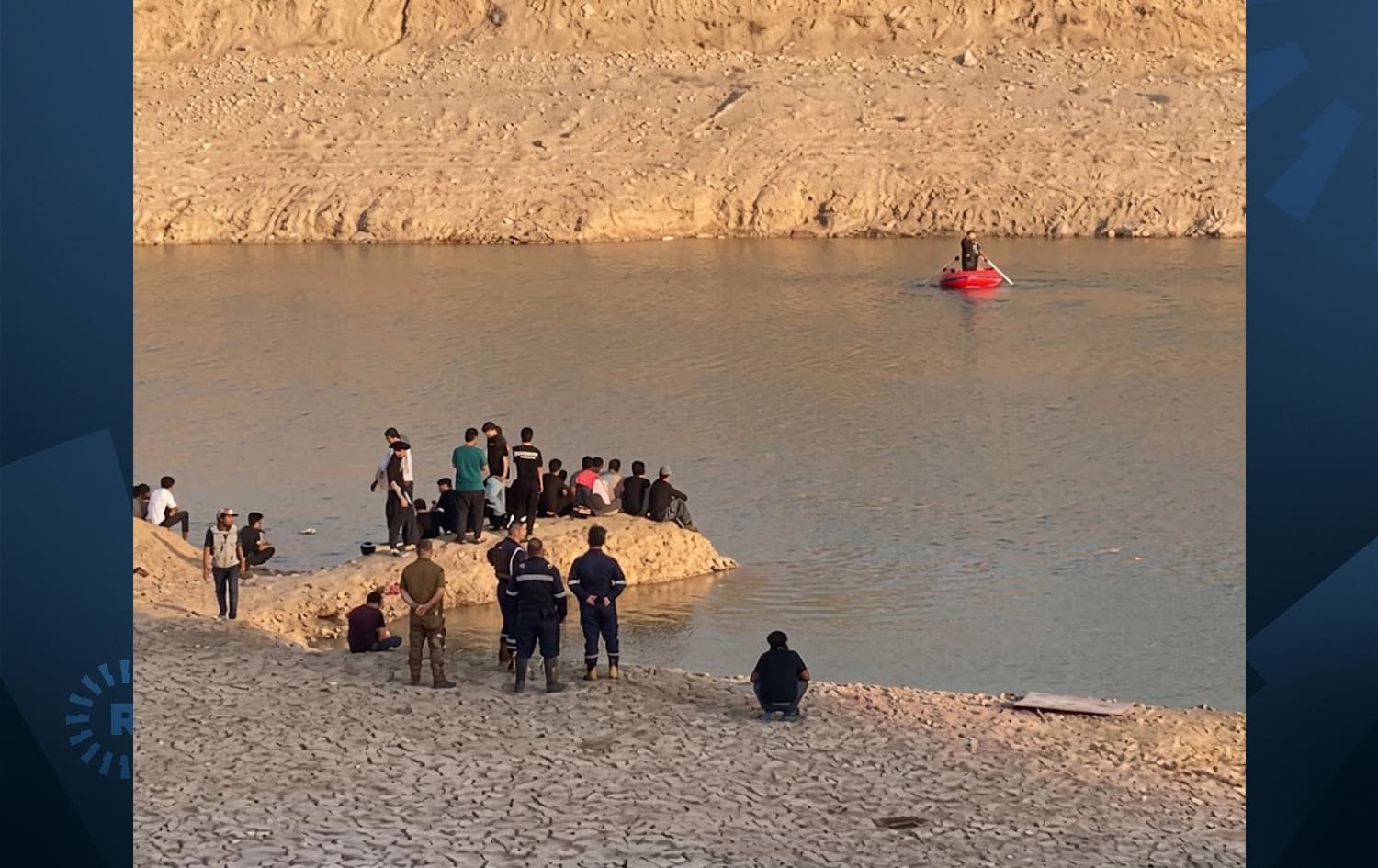 مێرمنداڵێک کەوتە نێو گۆمی کەسنەزان