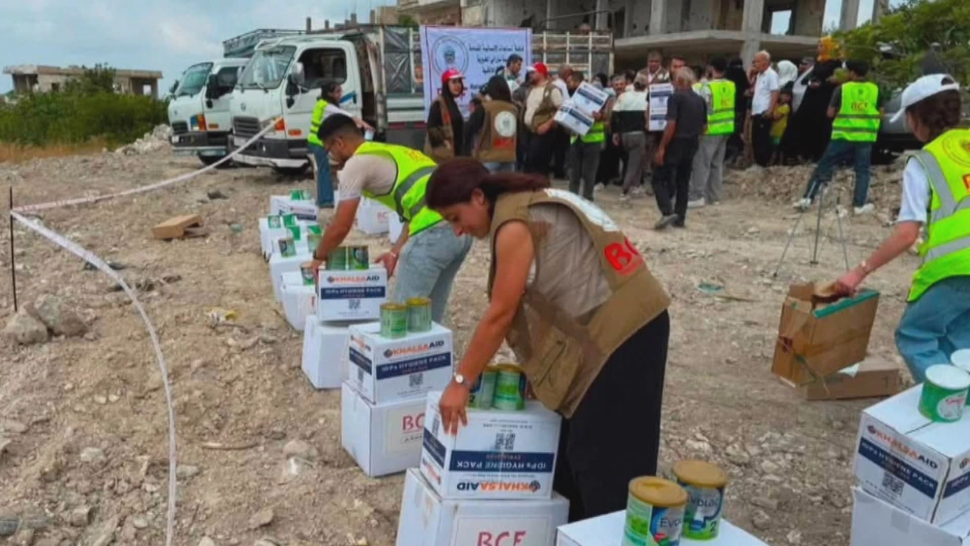 Dezgeha Xêrxwaziyê ya Barzanî alîkarî gihandin Çiyayê Kurdan