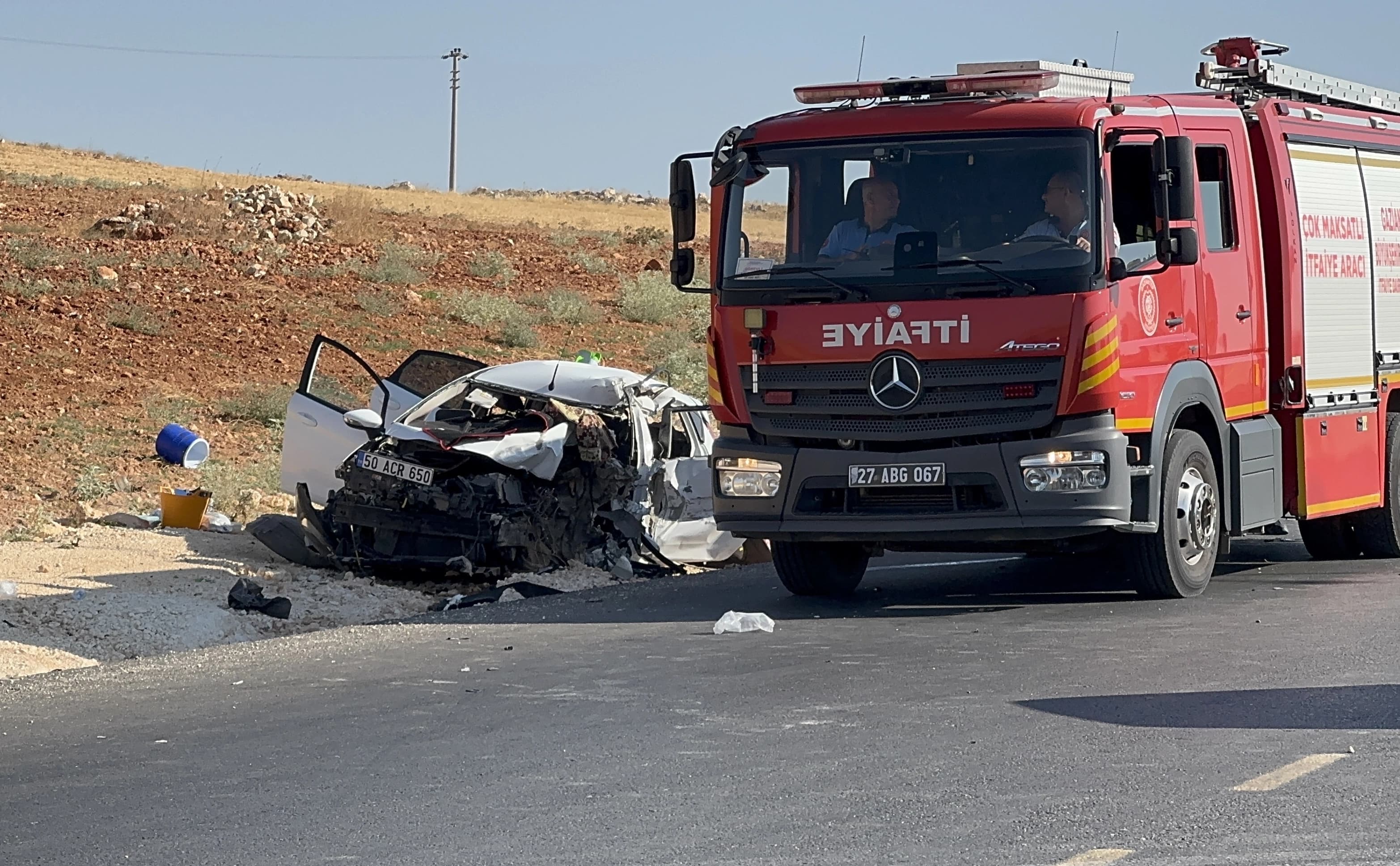 ANTEP – Feci kazada 2 kişi yaşamını yitirdi