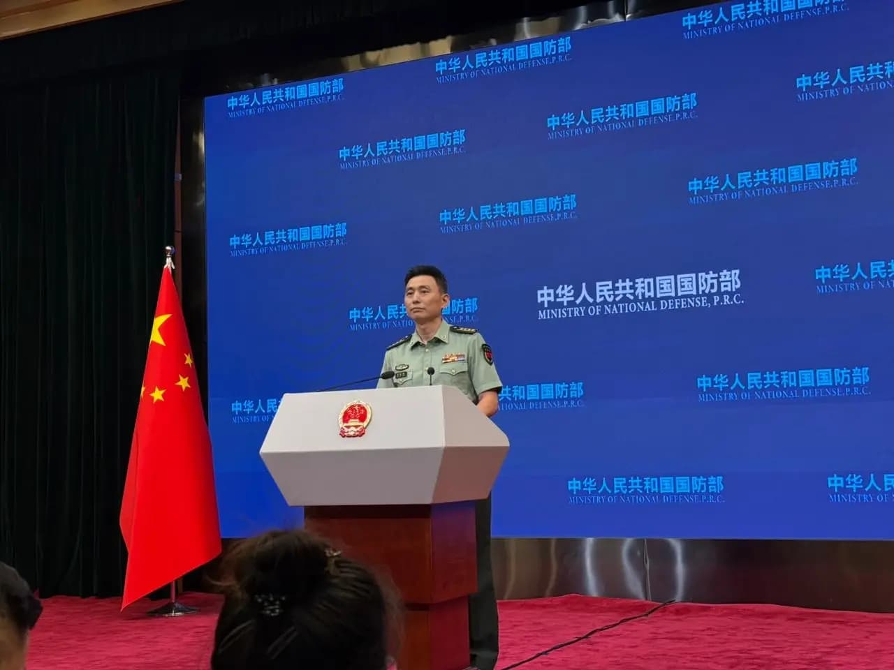 Berdevkê Wezareta Parastinê ya Çînê Zhang Xiaogang / Wêne: Rûdaw